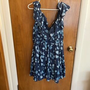 Abercrombie & Fitch Blue Floral Dress
